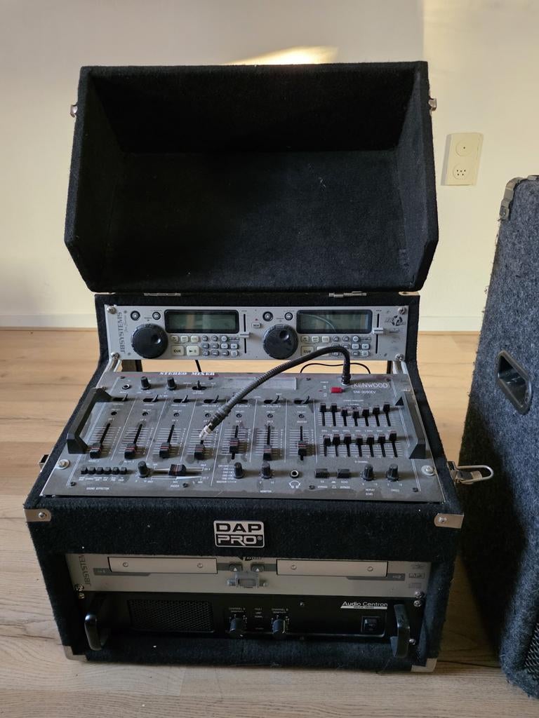 DAP Pro Rack, Kenwood Mixer, Vintage Speake, Ophalen of Verzenden, Gebruikt, Minder dan 5 kanalen, Microfooningang