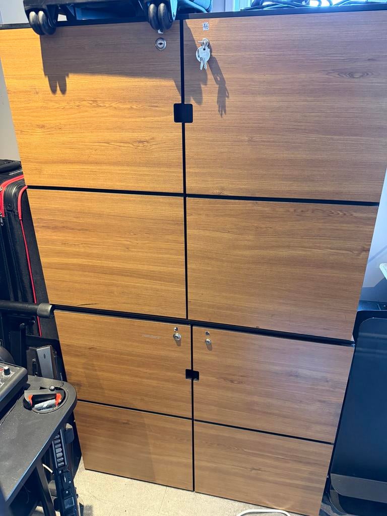 Dossierkasten met slot, Huis en Inrichting, Kasten | Roldeurkasten en Archiefkasten, Ophalen, Gebruikt, 100 tot 150 cm, 50 tot 100 cm