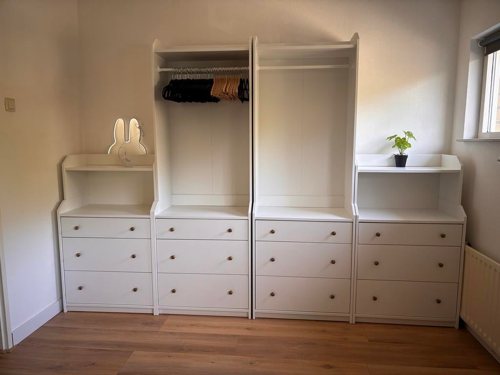 Ikea Hauga Dressoir Set - Complete Kledingkast Oplossing, Huis en Inrichting, Kasten | Lockerkasten, Ophalen, Zo goed als nieuw