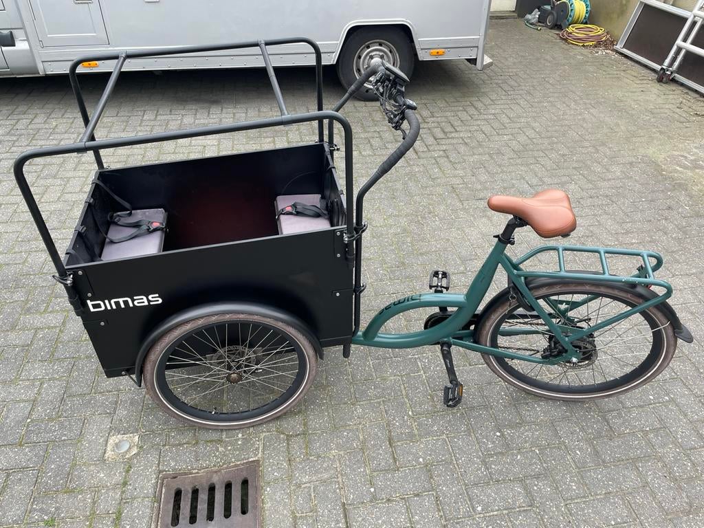 Bimas E Cargo 3.3 economy bakfiets, 4 kinderen of meer, ., Huif, Bimas