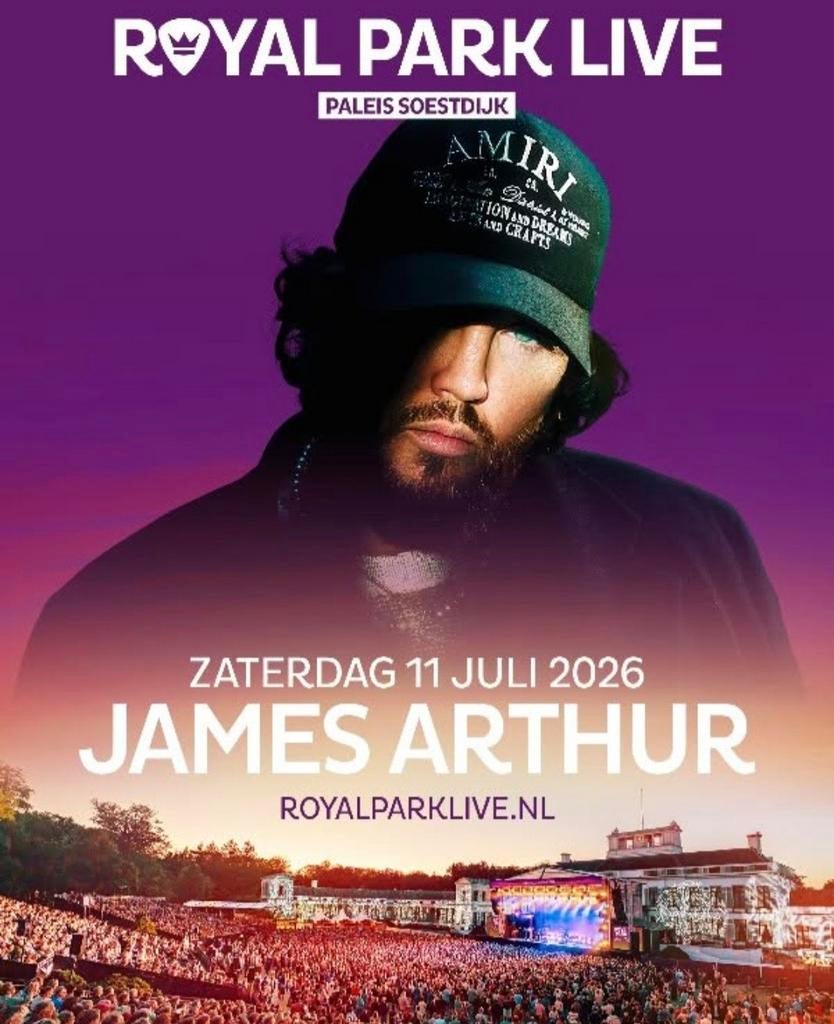 James Arthur Royal Park Live, Ophalen of Verzenden