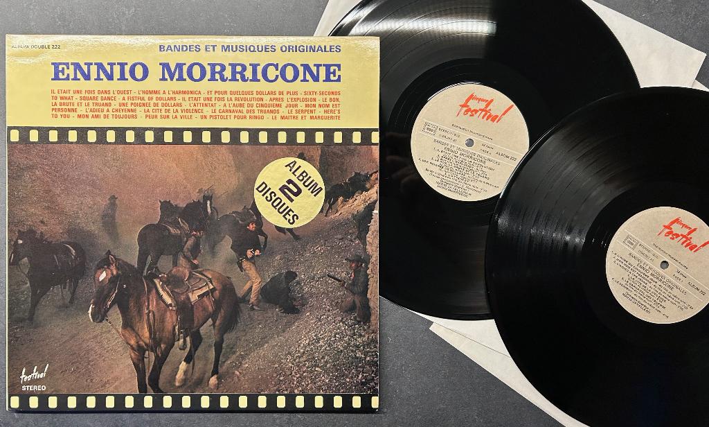 ENNIO MORRICONE - Bandes et musiques originales ( 2LP ), Ophalen of Verzenden, Zo goed als nieuw, 12 inch
