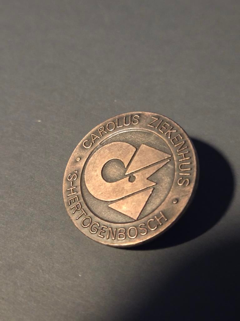 oude verpleegster carolus ziekenhuis broche GERESERVEERD, Overige materialen, Gebruikt, Verzenden, Minder dan 4 cm