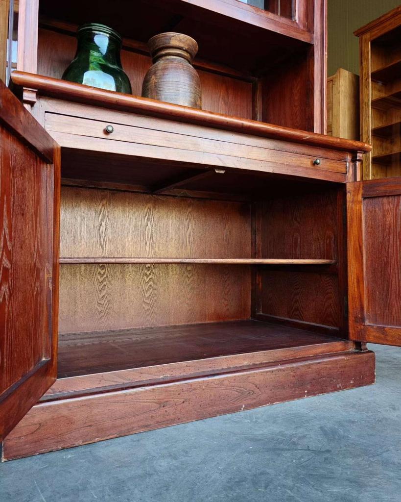 Hoge notariskast | Servieskast - Engels kantoor #2724, Ophalen of Verzenden