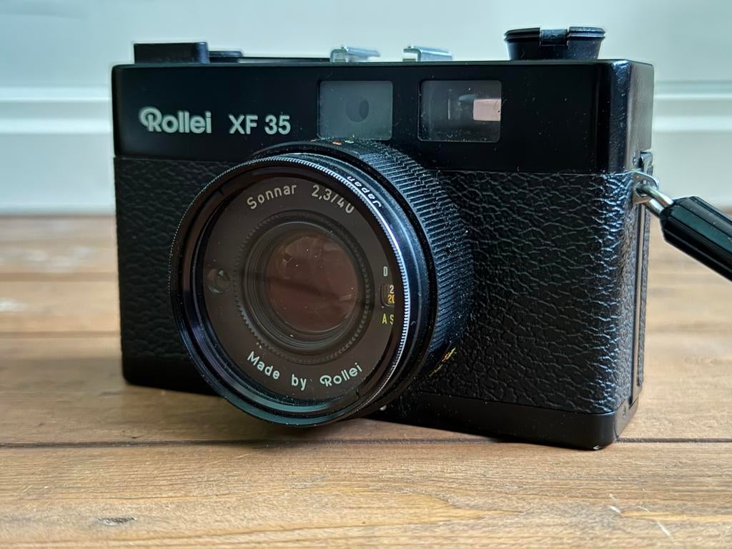 Rollei 35XF Compact Camera met Sonnar f2.3 40mm lens, Ophalen, Gebruikt, Compact, Overige Merken