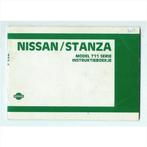 Nissan Stanza Model T11 Instructieboekje 1984 #1 Nederlands, Ophalen of Verzenden