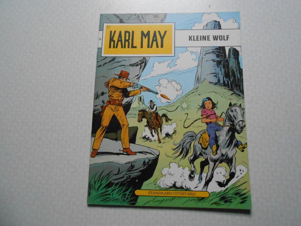 Karl May 44 Kleine Wolf 1976 1 ste druk., Willy Vandersteen, Eén stripboek, Nieuw, Ophalen of Verzenden