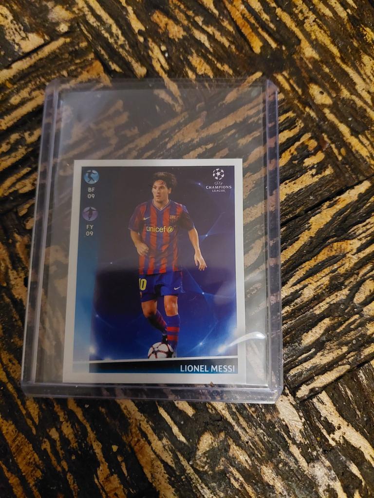 Messi Panini 2009 FC Barcelona 562, Hobby en Vrije tijd, Stickers en Plaatjes, Ophalen of Verzenden, Zo goed als nieuw, Plaatje