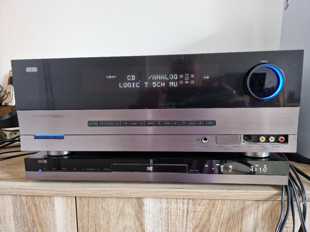 Harman Kardon AVR-138 / DVD-28, Gebruikt, 60 tot 120 watt, Complete surroundset, Ophalen