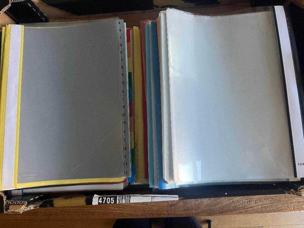 Snelhechters , plastic hoesjes A4 , tabbladen, Ophalen, Gebruikt