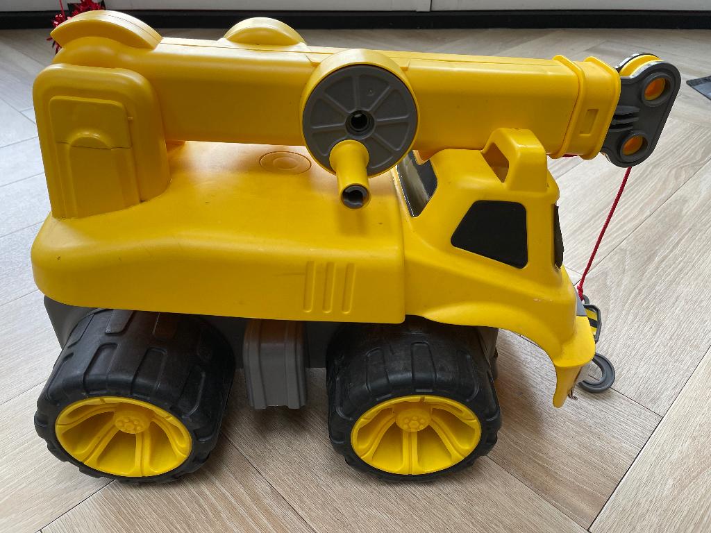 BIG power worker maxi loopauto met kraan, Ophalen, Zo goed als nieuw, Loopvoertuig