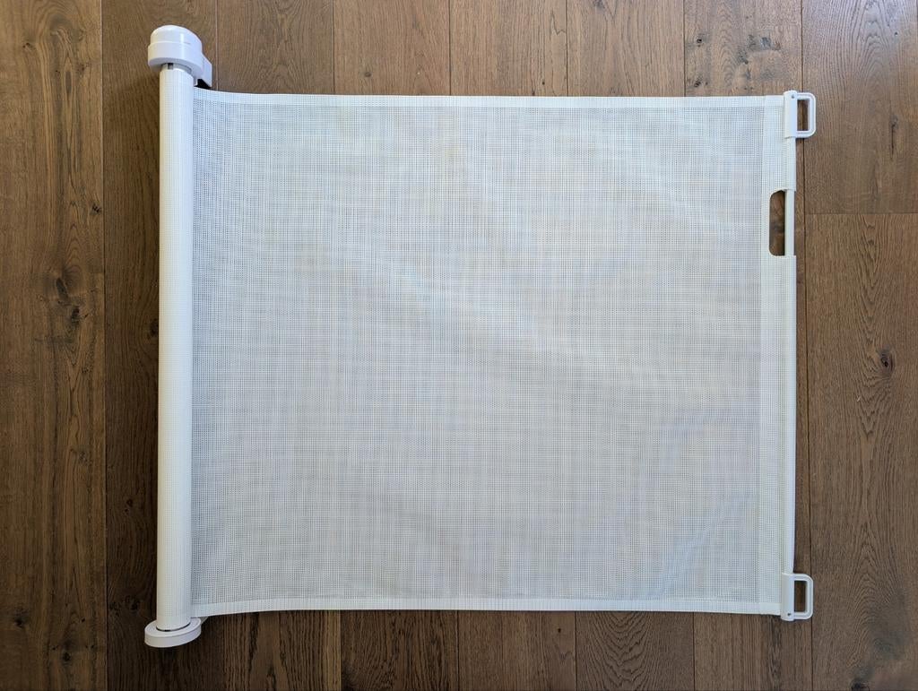 2X Oprolbaar traphekje, Kinderen en Baby's, Traphekjes, Ophalen, Overige materialen, Gebruikt, Oprolhekje