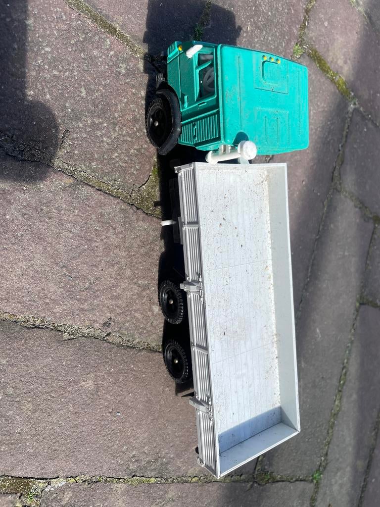 Vintage Kamaz 05212 vrachtwagen met aanhanger (USSR), Ophalen of Verzenden, Gebruikt