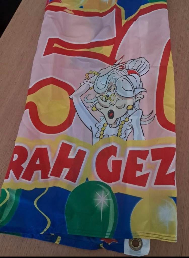 Versiering 50 jaar Sarah, Ophalen of Verzenden, Gebruikt, Versiering, Abraham of Sarah