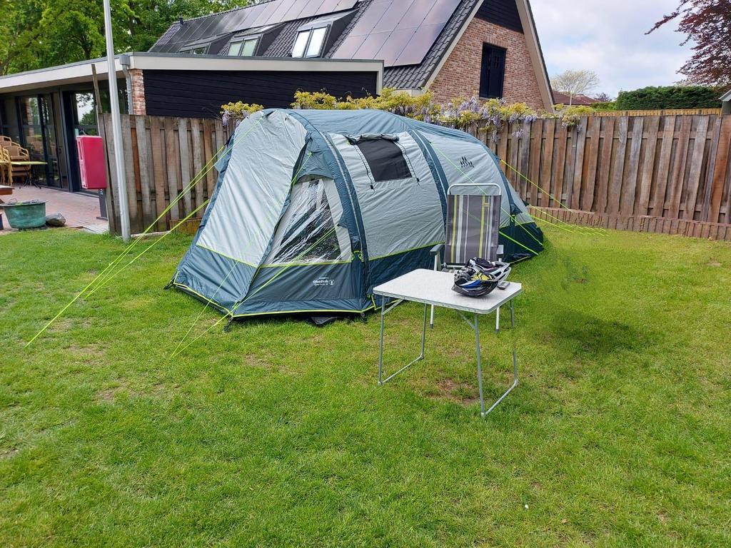 Obelink Summer 4 easy air opblaasbare tunneltent 4 persoons, Caravans en Kamperen, Tenten, Ophalen of Verzenden, Zo goed als nieuw