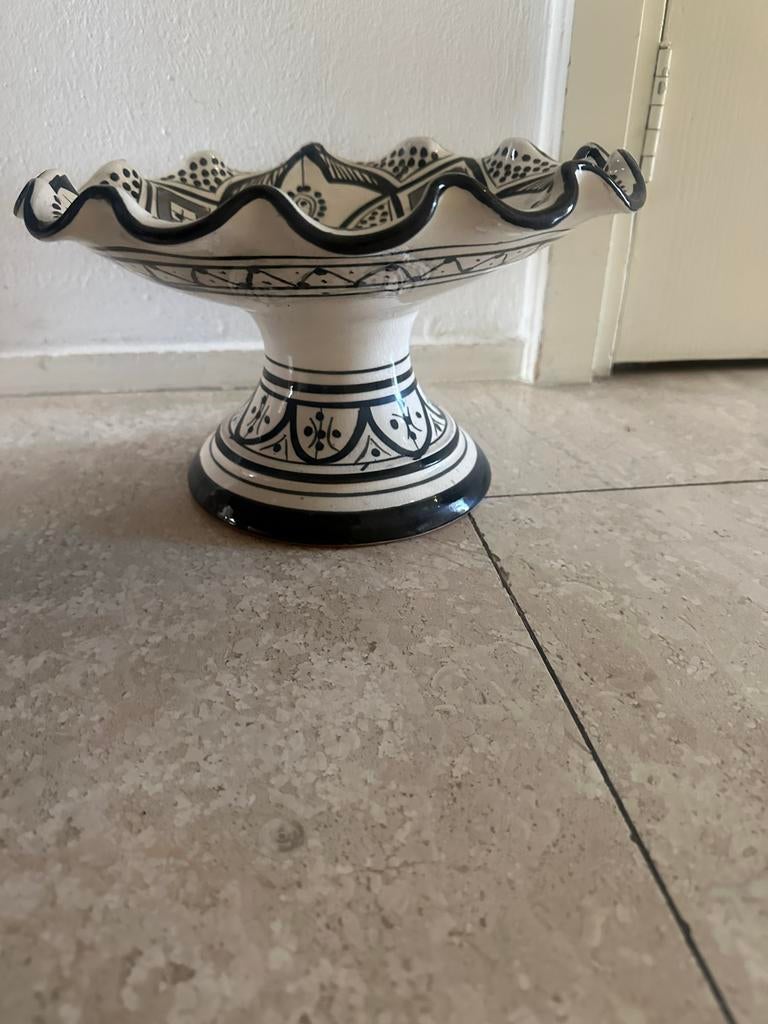 Marokkaanse schaal van aardewerk, Ophalen of Verzenden