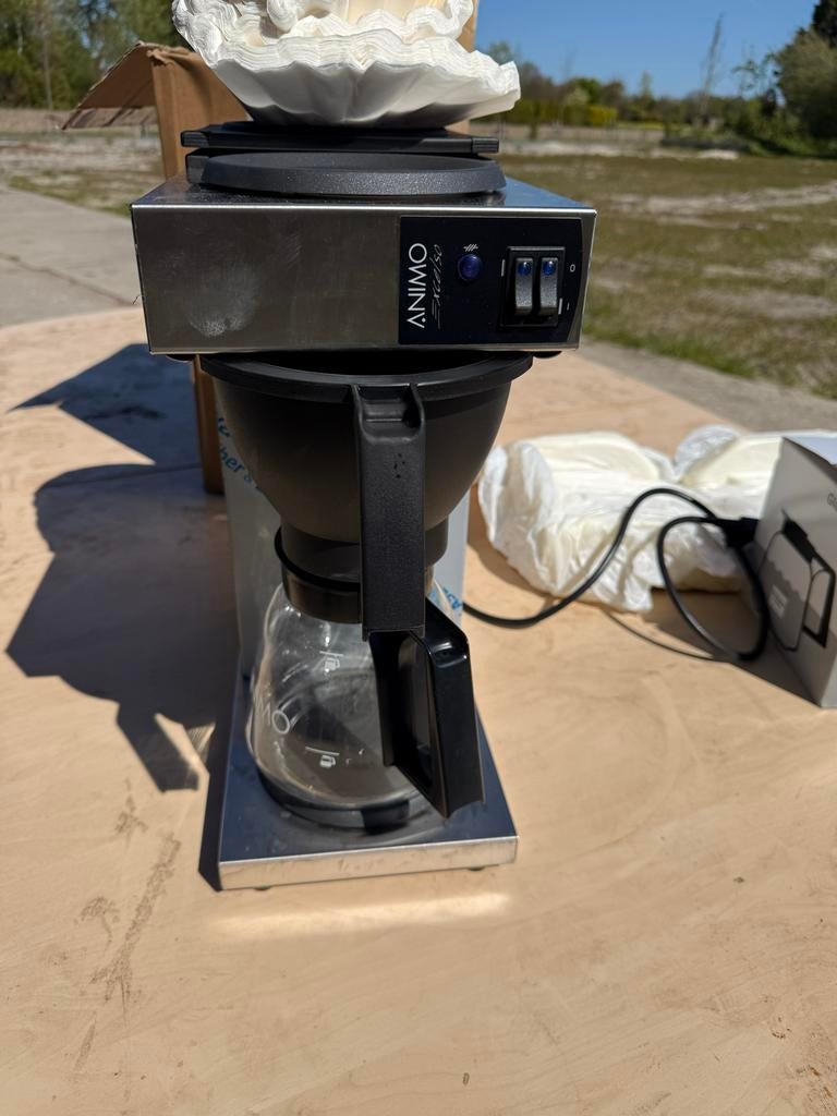 Animo Excelso Koffiezetapparaat - Zo goed als nieuw, 10 kopjes of meer, Koffiemachine, Gemalen koffie, Ophalen of Verzenden