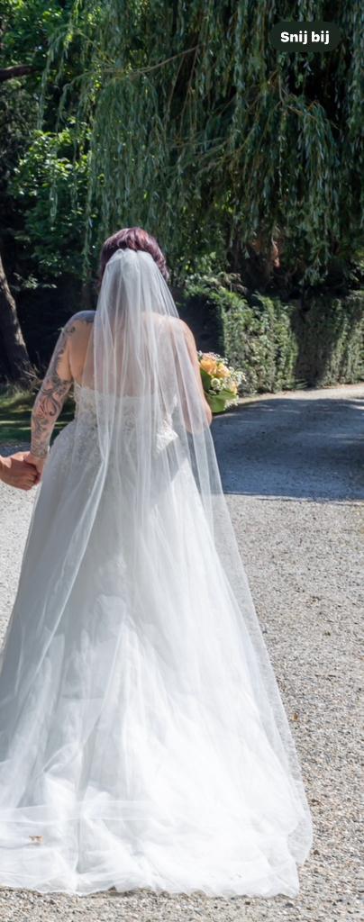 Trouwjurk, Kleding | Dames, Trouwkleding en Trouwaccessoires, Zo goed als nieuw, Trouwjurk, Wit, Ophalen