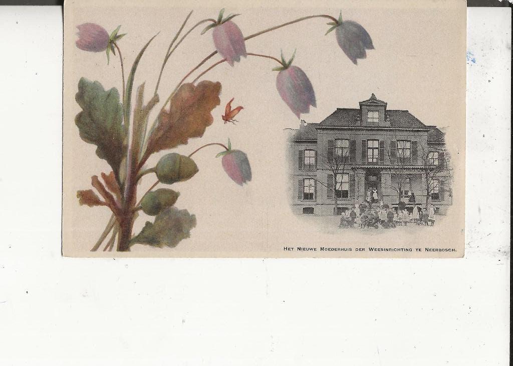 Neerbosch Nieuwe Moederhuis der Weesinrichting, Verzamelen, Ansichtkaarten | Nederland, Ophalen of Verzenden, Voor 1920, Ongelopen