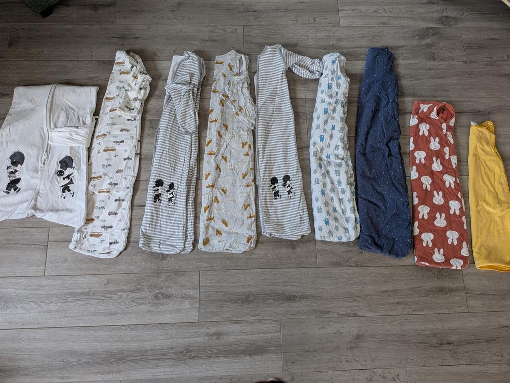 Diverse gebruikte zomerslaapzakken Hema (maat 86-104), Ophalen of Verzenden, Gebruikt, 85 tot 100 cm, Slaapzak