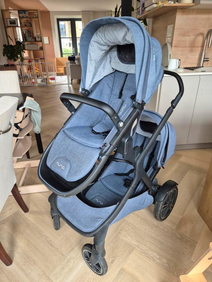 Nuna Demi Grow Duowagen, Kinderen en Baby's, Kinderwagens en Combinaties, Gebruikt, Overige merken, Duowagen, Ophalen of Verzenden