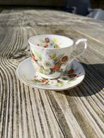 Vintage Duchess Bone China Theekop en Schotel - Winter, Ophalen of Verzenden