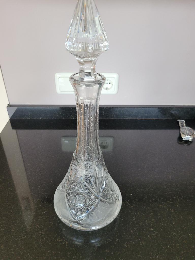 Kristallen karaf, Antiek en Kunst, Antiek | Glas en Kristal, Ophalen of Verzenden