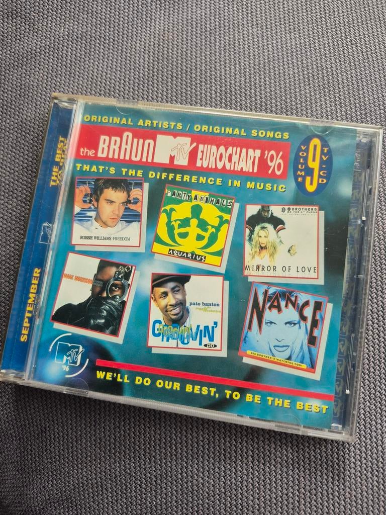 The Braun MTV Eurochart '96 Volume 9 CD, Ophalen of Verzenden, 1990 - 1999, Gebruikt