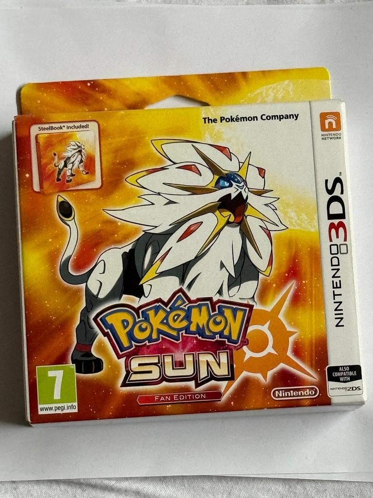 Pokémon Sun Fan Edition Nintendo 3DS Nieuw en Gesealed, Q, 1 speler, Q, Nieuw