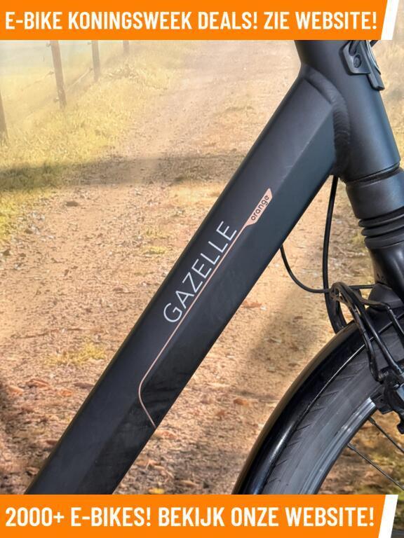 Gazelle Orange Elektrische fiets met Bosch Active Plus motor, Gazelle, Ophalen of Verzenden, Zo goed als nieuw, 50 km per accu of meer