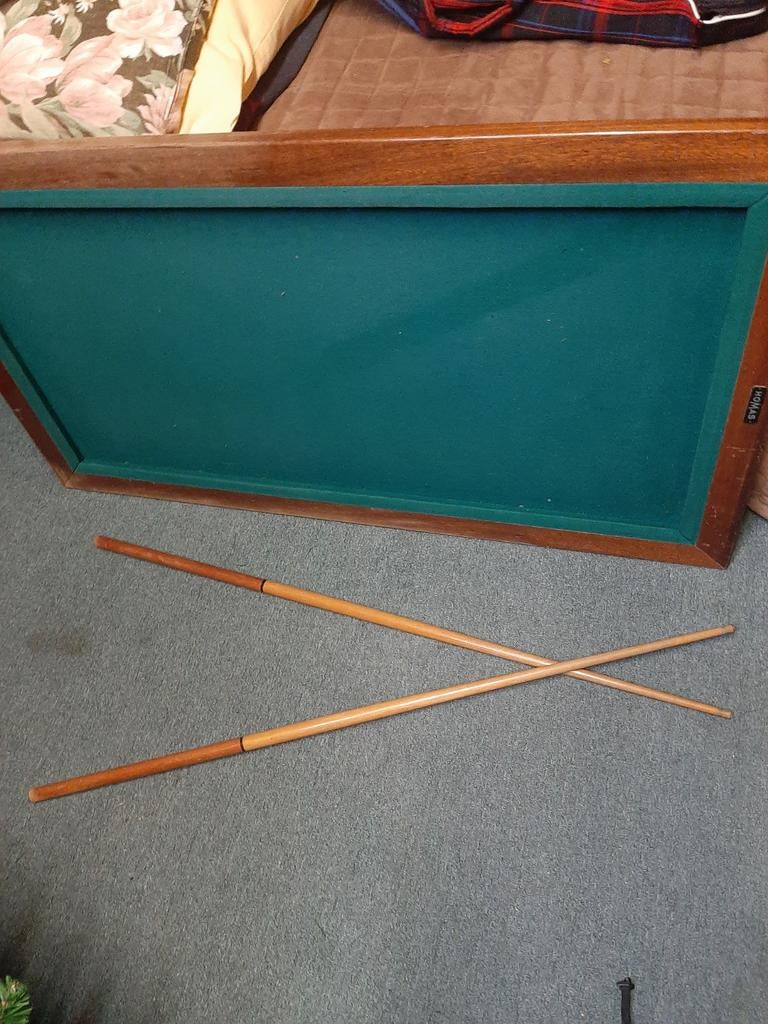 KINDER TAFELBILJART, Sport en Fitness, Biljarten en Poolen, Ophalen, Gebruikt, Biljarttafel