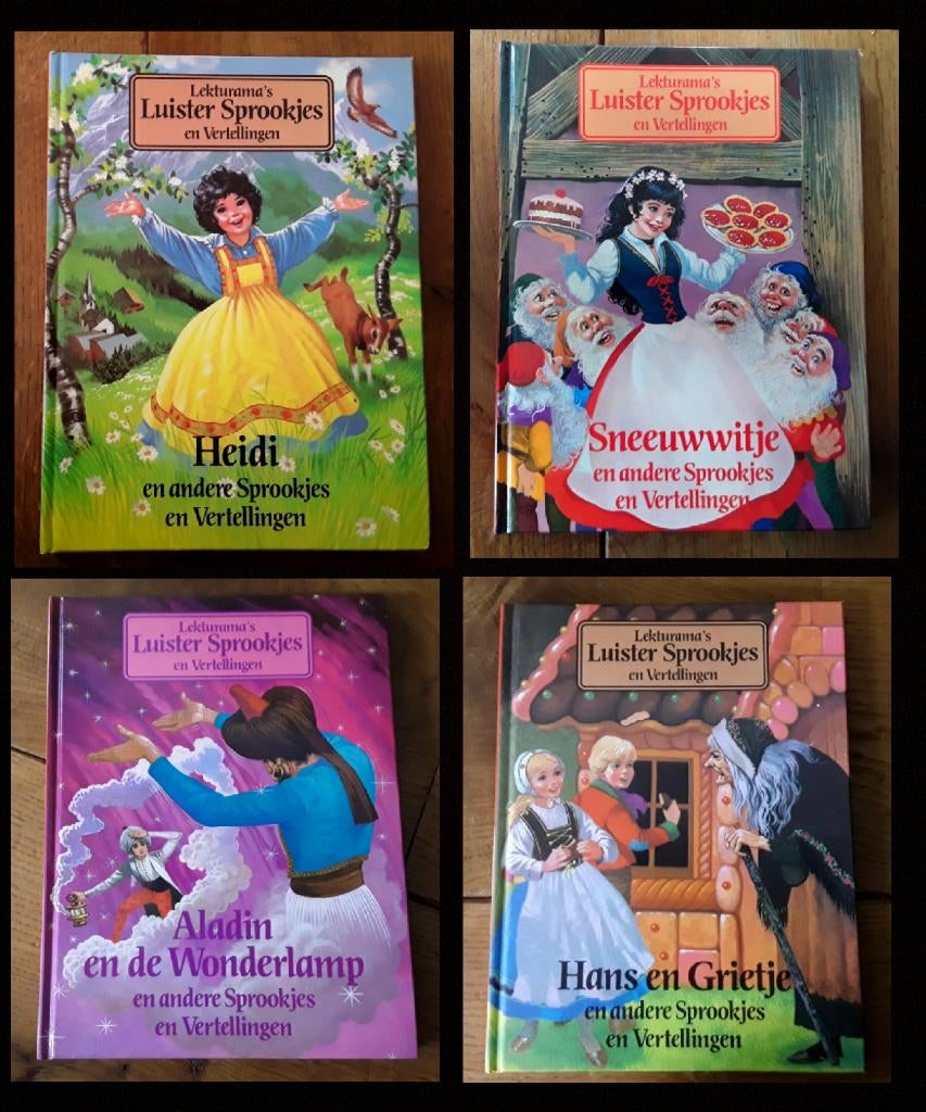 Lekturama s luister sprookjes en vertellingen - 4 titels, Ophalen of Verzenden, Gelezen, Jongen of Meisje, Sprookjes