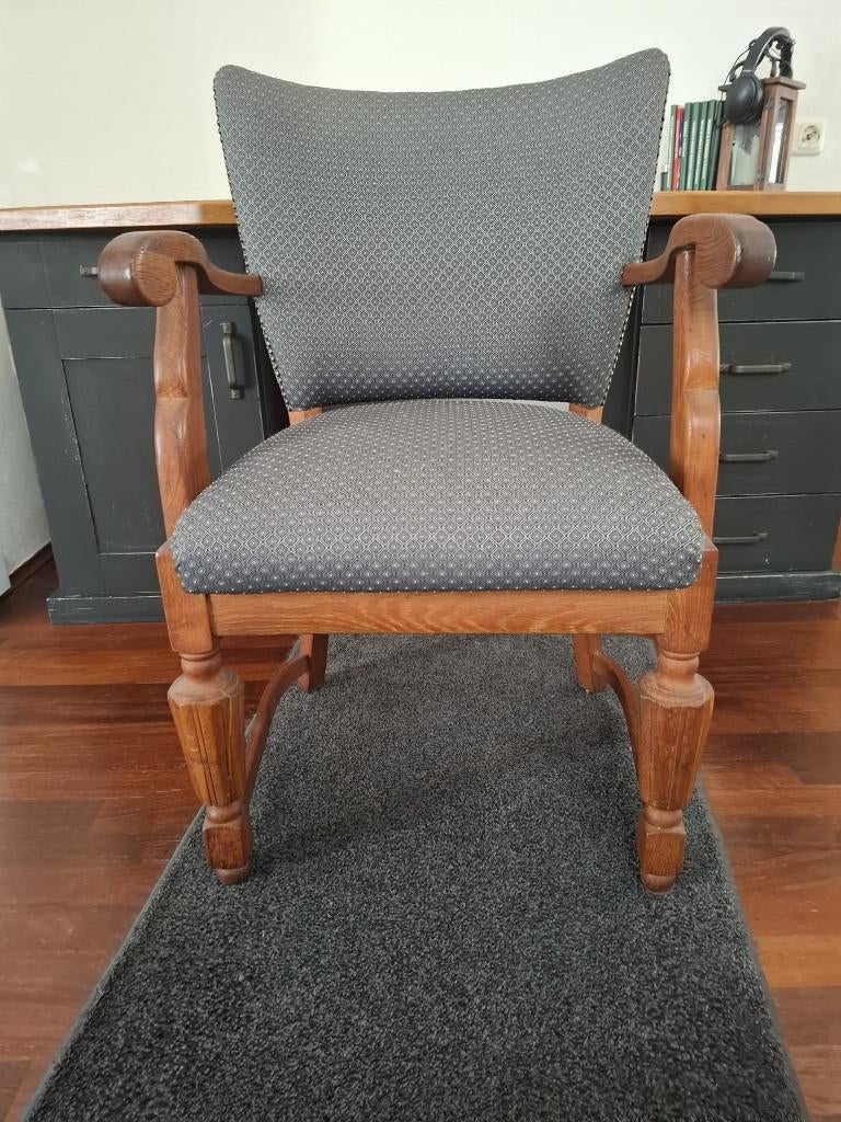 Vintage stoel, Huis en Inrichting, Stoelen, Ophalen, Gebruikt, Vintage, Stof