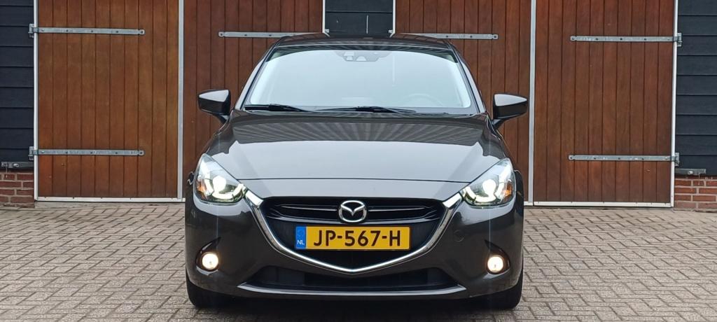 Mazda 2 1.5 Skyactiv-G GT-M, Bluetooth Nette auto, Onderhoud, Stof, Gebruikt, 4 cilinders, Bruin
