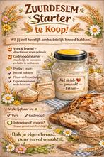 Zuurdesemstarter zuurdesem starter. Biologische tarwebloem, Diversen, Levensmiddelen, Ophalen of Verzenden