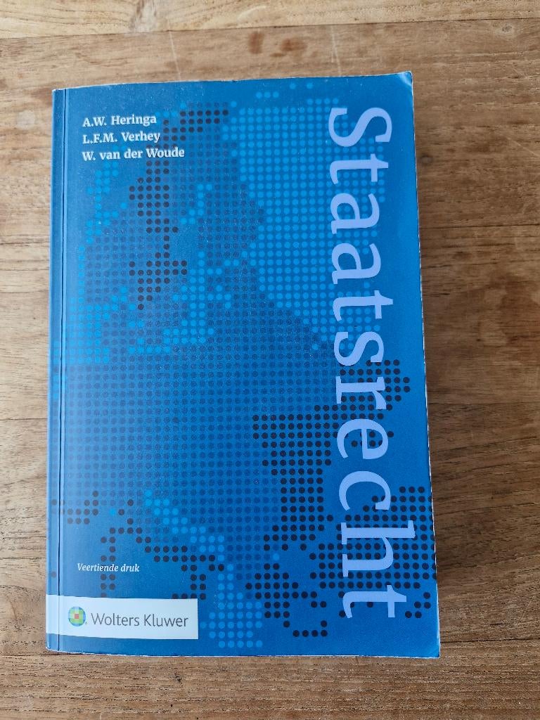 Staatsrecht 14e druk, Ophalen of Verzenden, Wolters Kluwer, Beta, WO