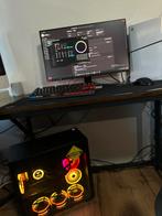 Gaming Pc + Monitor + K&M Setup, Met monitor, Gebruikt, Ophalen of Verzenden, Gaming