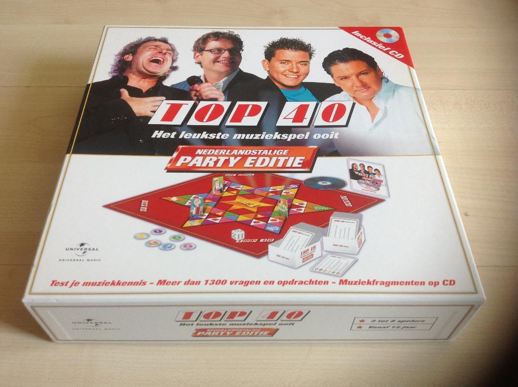 Bordspel Top 40 Het leukste muziekspel ooit Nederlandstalige, Hobby en Vrije tijd, Gezelschapsspellen | Bordspellen, Vijf spelers of meer