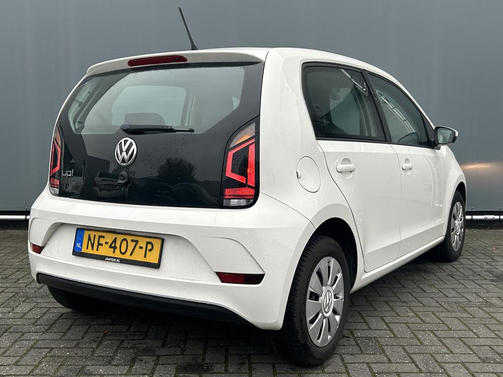 Volkswagen up! BJR 2017 1.0 60 PK BMT move up! 5-DEURS | AIR, Voorwielaandrijving, Stof, Gebruikt, Wit