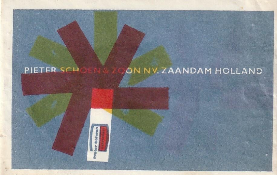 Suikerzakje #886 : Pieter Schoen & zoon Zaandam, Verzamelen, Verzenden, Nederland