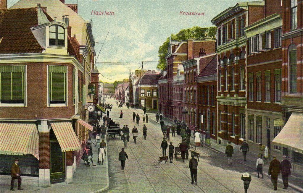 Haarlem - Kruisstraat - gelopen, Ophalen of Verzenden, Voor 1920, Gelopen, Noord-Holland
