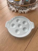 Wit rond porseleinen eierschaaltje pasen, Ophalen of Verzenden, Nieuw