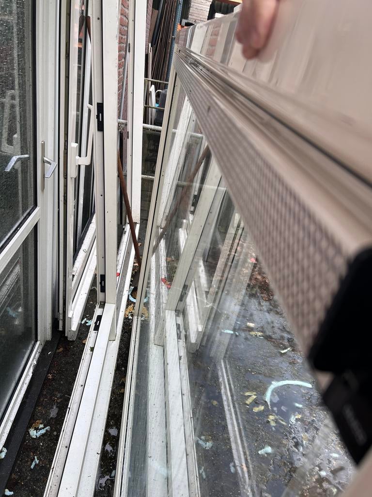 Kunstof kozijn, Ophalen, Gevelraam of Ruit, Gebruikt, 80 tot 120 cm