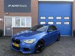 BMW 1-serie 118i | Led | M-pakket | Pano | Aut. | NW Ketting, Auto's, BMW, Achterwielaandrijving, Gebruikt, 4 cilinders, Blauw