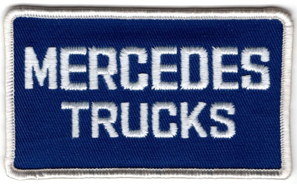 Mercedes Trucks stoffen opstrijk patch embleem #22, Verzenden, Nieuw, Auto's