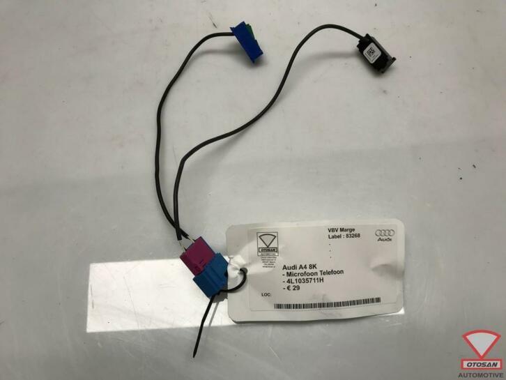 audi a4 8k microfoon telefoon 4l1035711h