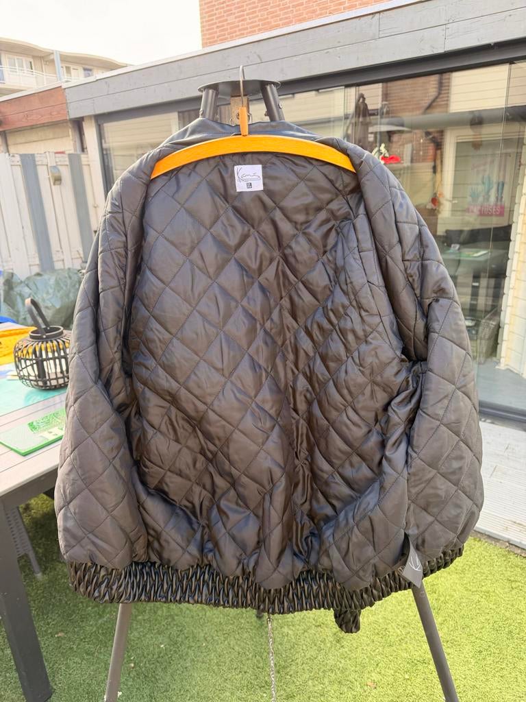 Karl Kani jas, Ophalen of Verzenden, Zo goed als nieuw, Maat 56/58 (XL), Zwart