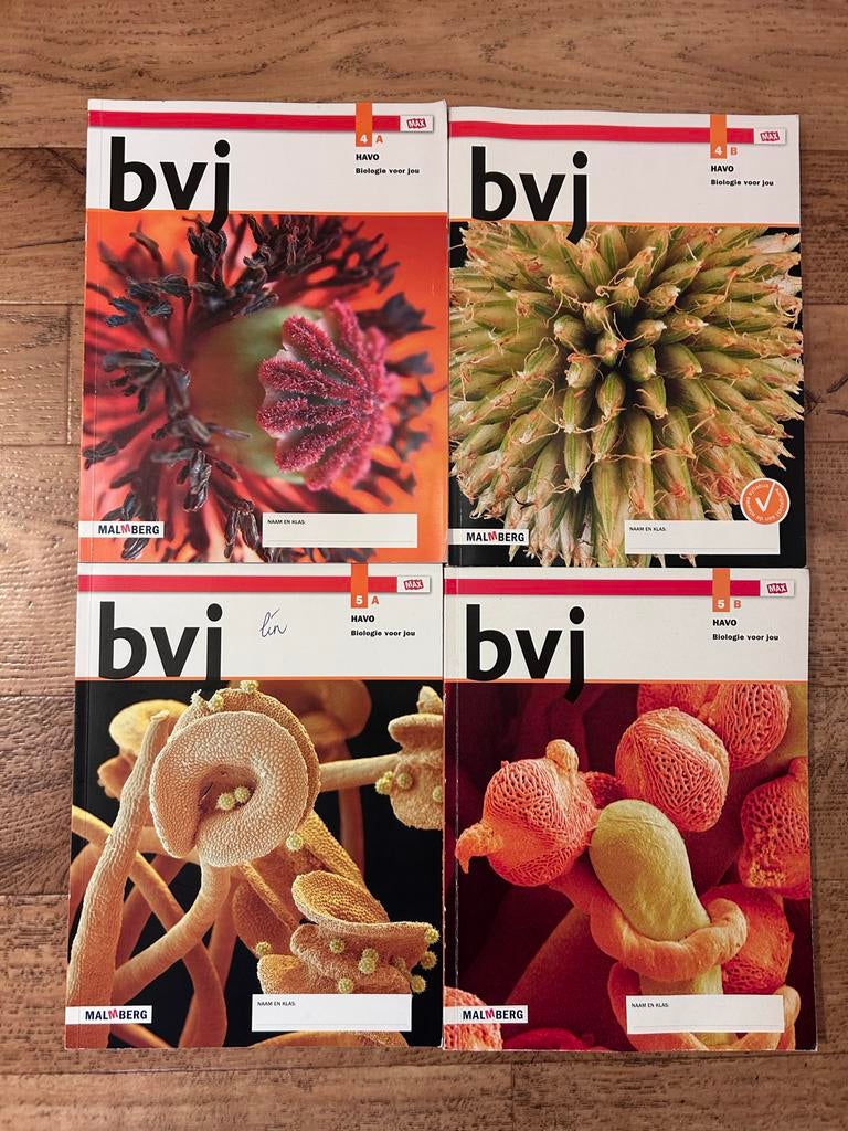 Biologie Havo boeken 4a, 4b, 5a, 5b - Malmberg bvi, Ophalen of Verzenden, Gelezen, HAVO, Biologie