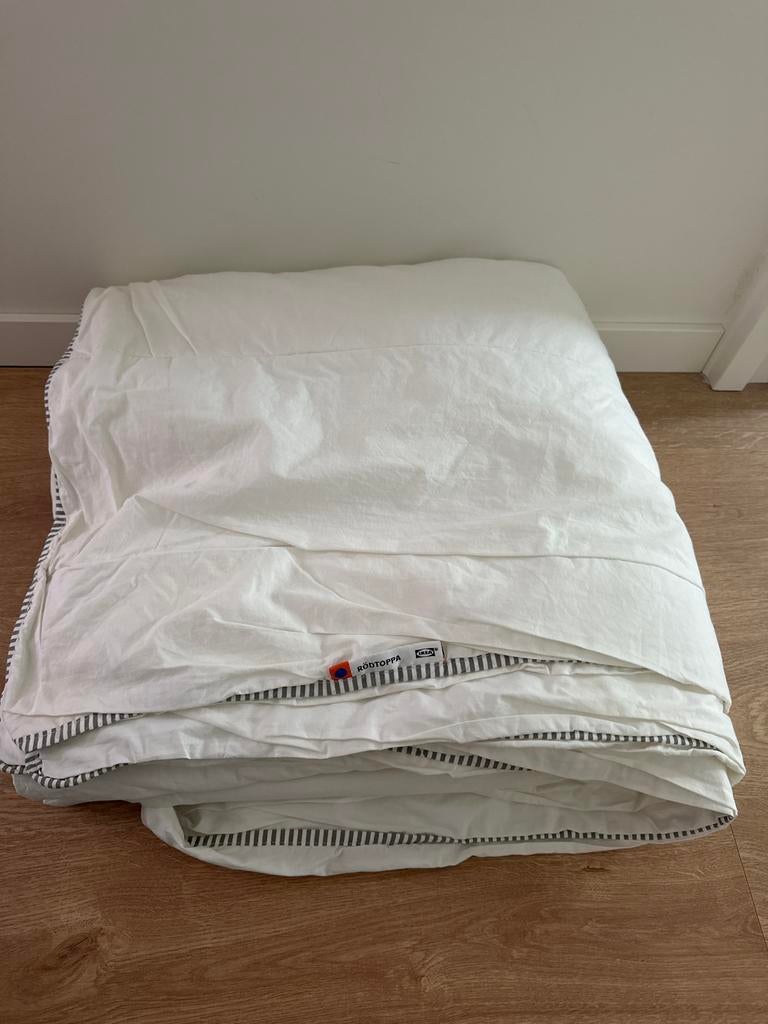 IKEA Rödtoppa dekbed koud 220-200cm, Gebruikt, Wit, Tweepersoons, Ophalen of Verzenden