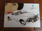 Folder Volkswagen Karmann Ghia 40 jaar jubileumuitgave 1995, Auto diversen, Ophalen of Verzenden
